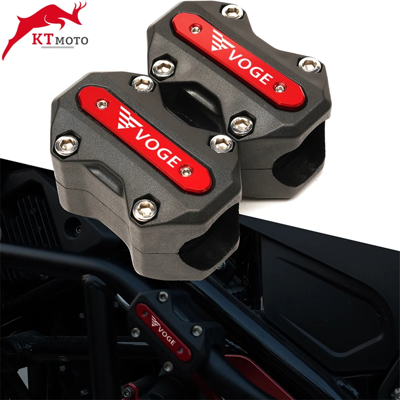 Universal Motorcycle Engine Guard Bumper Protector Crash Bar Block For