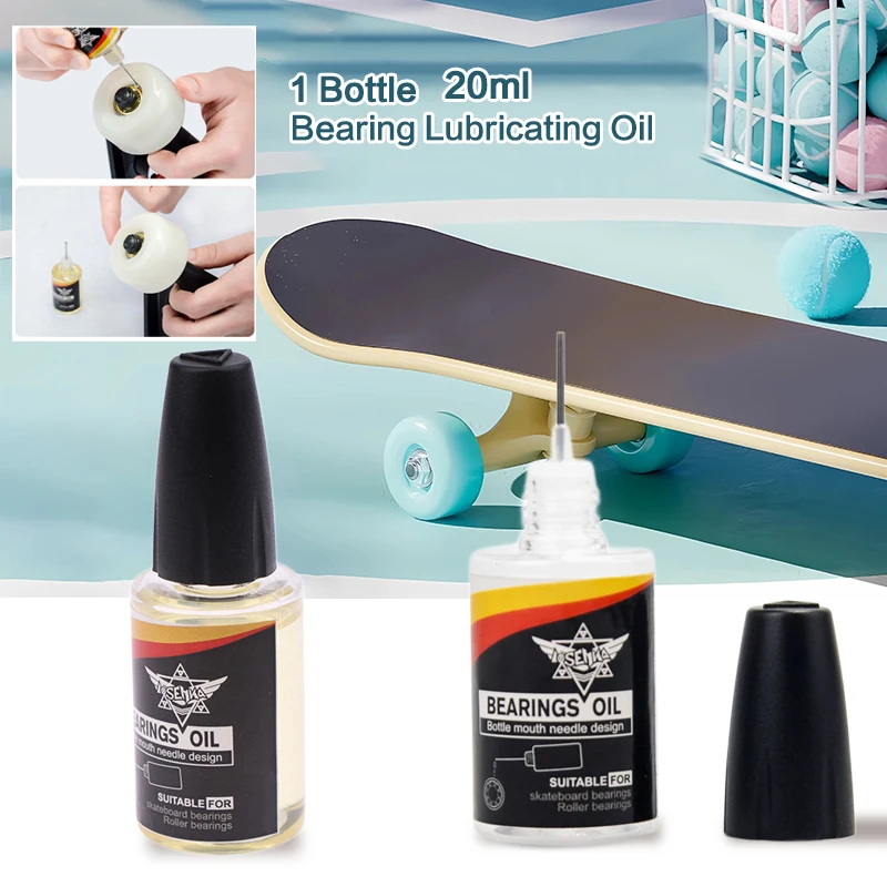 1 Bottle 20ml Skateboard Bearings Lubricant Repair Oil For Roller Skate Drift Board