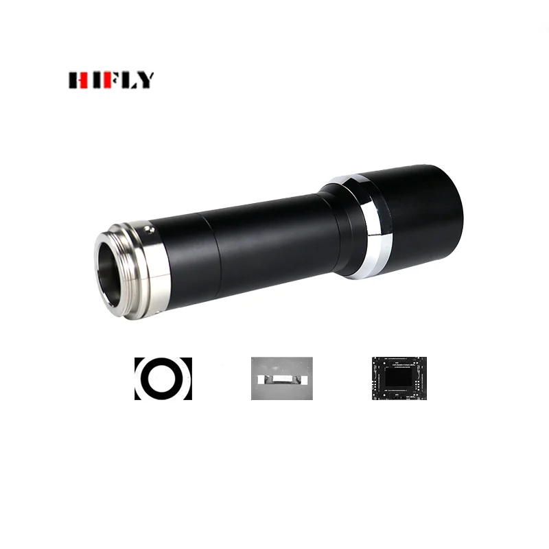 HIFLY 220MM 0.5X 1.1인치 고해상도 텔레센트릭 렌즈 저왜곡 산업용 렌즈(비전 시스템용)