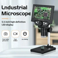 5.5inch LCD Digital Microscope 1000X 1080P Coin Microscope Magnifier with Stand Microscope For Electronics Repair Soldering 1