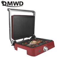 DMWD 1800W Electric Grill Multifunction Barbecue Machine Double-sided Heating Frying Pan Meat Roaster Steak Maker BBQ Tool 220V 1