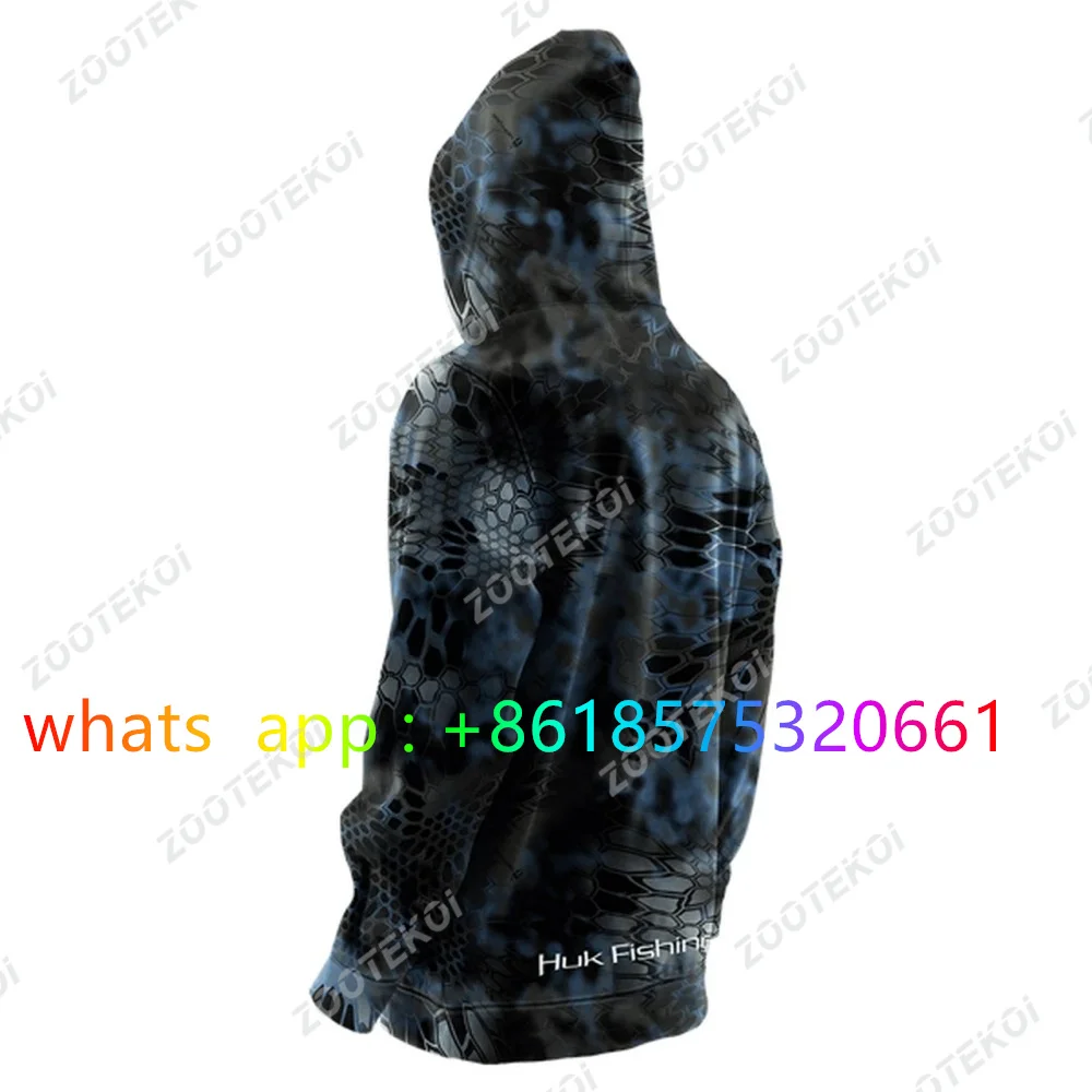 Winter Fishing Hoodie Long Sleeve Performance Hooded Jacket Camisa De Pesca Outdoor Sports Keep Warm Fishing Clothing Coat