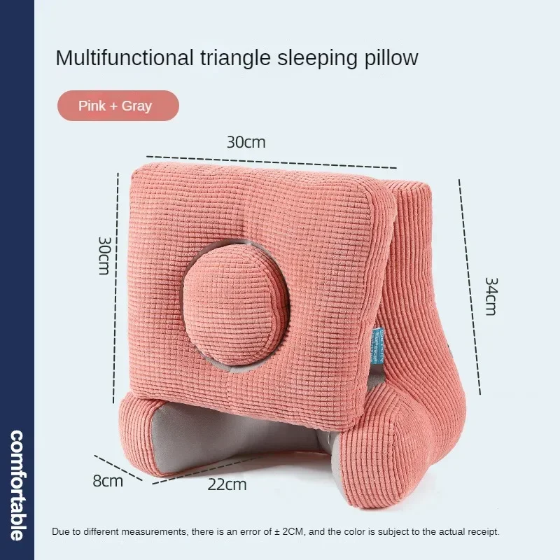 Bed Sleeping Pillow Lying Bed Reading Pillow Lying Cushion Prone Ventilation Pillow