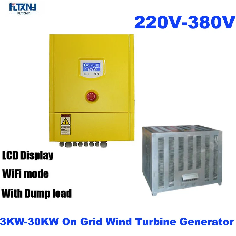 

FLTXNY POWER High efficiency 5000W 3000W 24V 48V Off-Grid PWM Wind Generator Solar Diesel Hybrid Controller With Dump Load