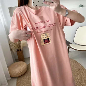 2024 New Pregnant T shirt Mom Loose Nursing Tops Postpartum Mommy Casual Breast Feeding Clothes Pregnancy Maternity T-Shirts