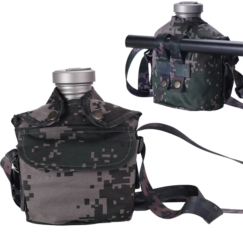 3 in1 Picnic Military Titanium Camping Lunch Box Pot Water Kettle Bento Box Office Worker Lunch Container Food Storage Boxes