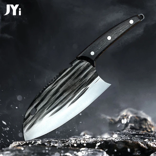 Chef Knife Cleaver Hand Forged  Chef Knife Kitchen Forged - Forged Kitchen  Knife - Aliexpress