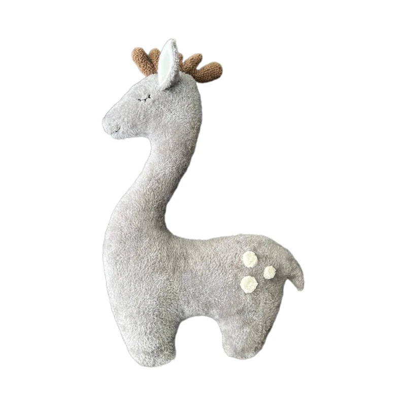 Newborn Shower Photo Props Reindeer Stuffed Cushion Props Baby Shower Gift