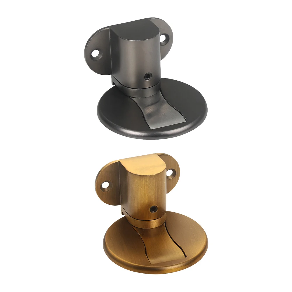 Magnetic Door Stopper Anti-Collision Adjustable Door Floor Stop Holder Catch