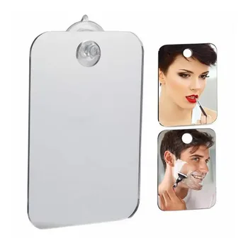 Specchio acrilico antiappannamento Doccia Rasatura Specchio senza nebbia Bagno infrangibile Rasatura portatile da viaggio Accessori per il bagno Strumenti 1