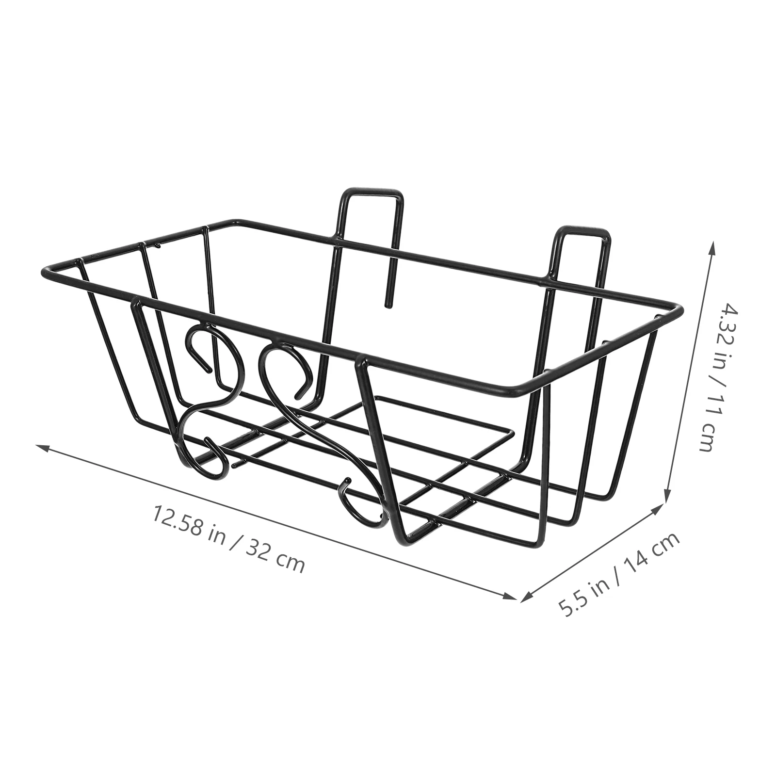 Iron Material Hanging Flowerpot Rack Sturdy Planter Bracket Metal Stand Plant Shelves Flowerpot Holder Wall Baskets Outdoor