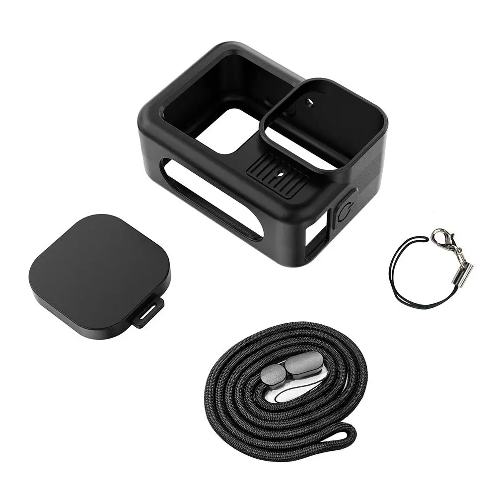 Action Camera Accessory FOR GoPro13 Silicone Protective Jacket Integrated Lens Fully Enveloped Protective Cover Sports Camera Accessories Set