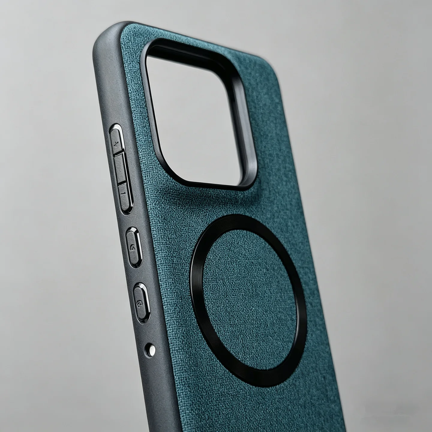 Advanced Business Fabric Texture Leather Case with Magsafe Wireless Charging Compatibility