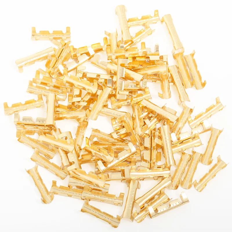 50/100 세트 U 자형 와이어 커넥터 빠른 연결 0.5-1.5mm² 케이블 밀폐형 슬리브 절연 전기 압착 단자