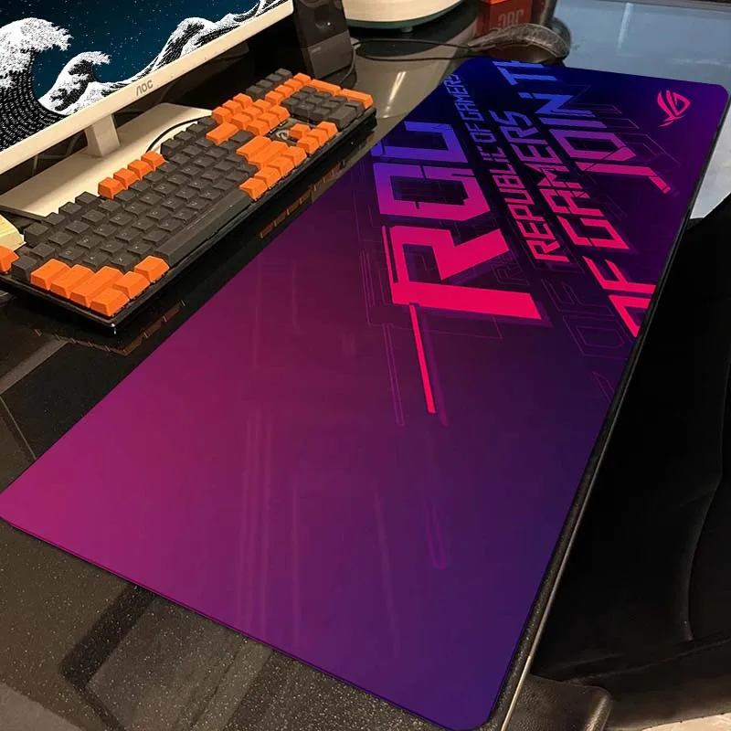 

ASUS Mouse Pad Gaming Mouse Mat Gamer XXL Large Mousepad Game Notebook Desk Pads Rubber коврик Keyboard Anti-slip Mats 400X900mm