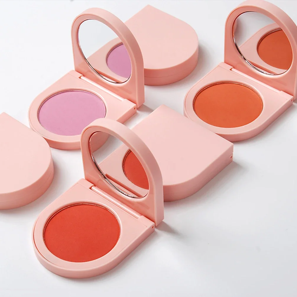 

8-Color Private Label Blush Powder Custom Bulk Cute Cheek Blusher Pink Tube Single Color Rouge Powdering Pigment Face Makeup