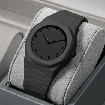 2025 Nuovo orologio sportivo e per il tempo libero creativo semplice e moderno Design creativo Movimento al quarzo impermeabile Orologi energetici Regalo per uomo