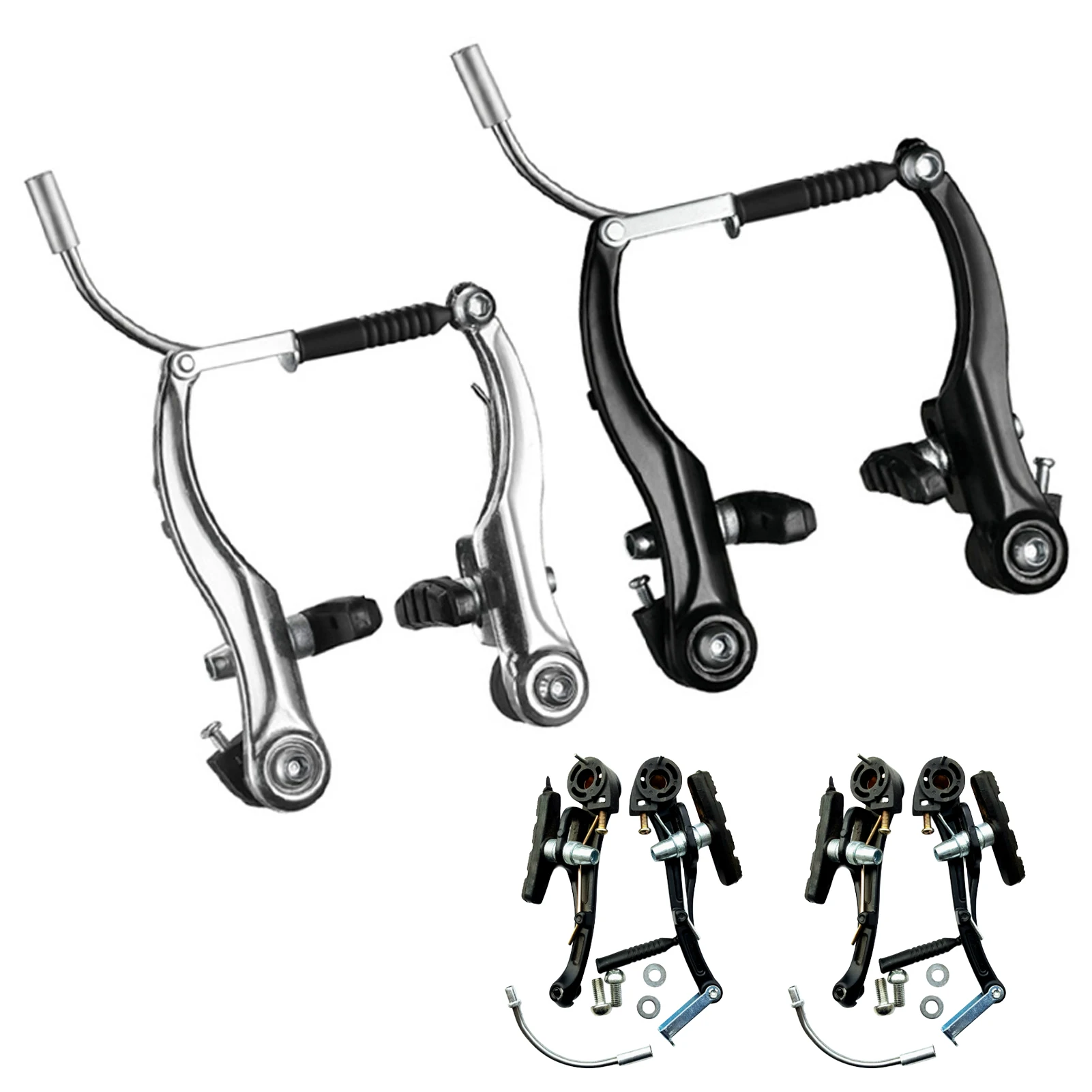 Bike V Model Brake Left Right Hand Inner Outer Callipers Cables For Most Bicycle Road Bike