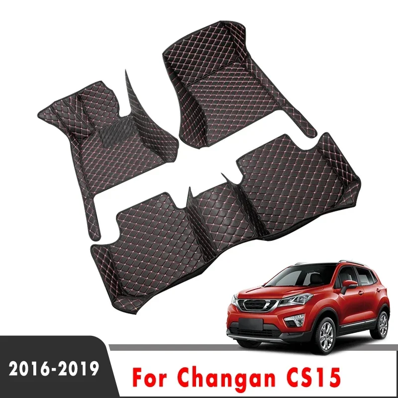 

LHD Car Floor Mats For Changan CS15 CS 15 2023 2022 2021 2020 2019 2018 2017 2016 Custom Auto Rugs Interior Accessorie Foot Pads