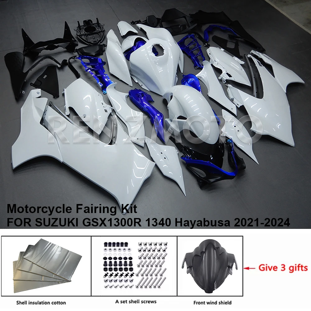 

Motorcycle Shell Fairing Set Body Kit Decoration Plastic Guard Plate For SUZUKI GSX1300R 1340 Hayabusa 2021-2024 S1321-102a