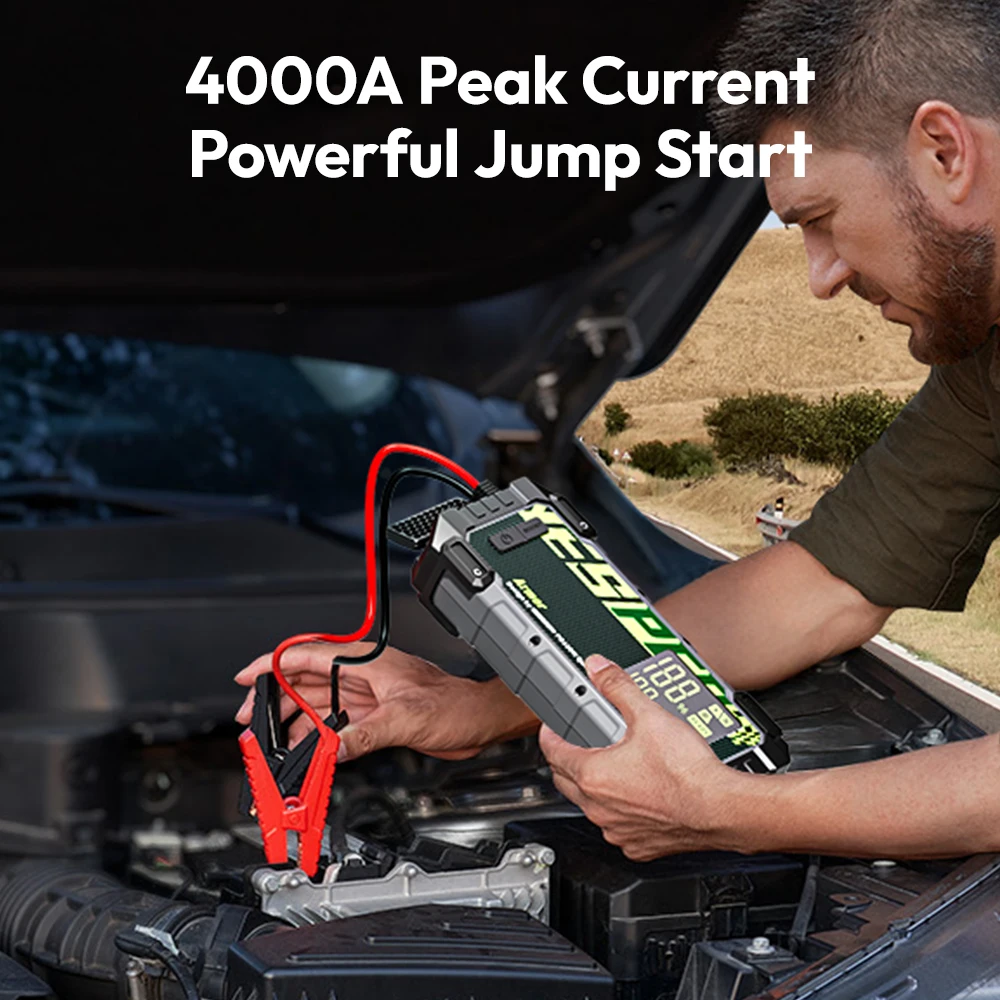 شاحن بطارية سيارة ٤٠٠٠ أمبير ١٢ فولت