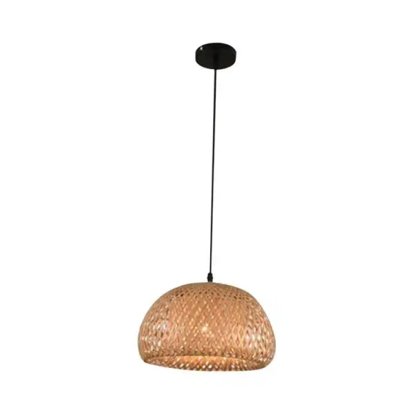 Bamboo Lamp Shade Lighting Vintage Chandeliers for Bar Bedroom Light Fixture