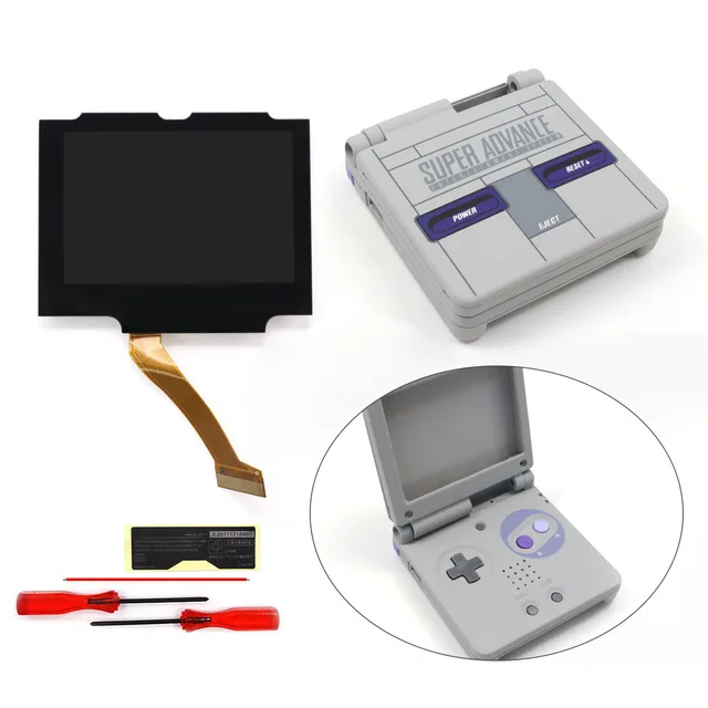 限定 HAMLABO ゲームボーイ GBA SP ALLBLK IPS きやす イヤホン