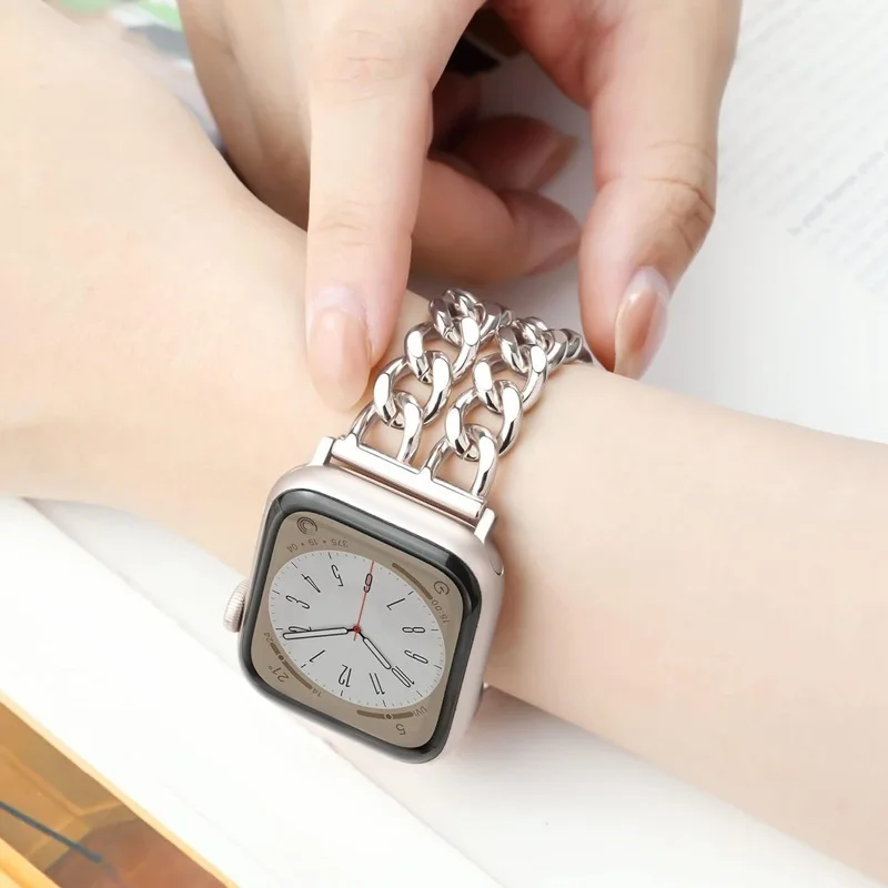 Luxury Elegant Women's Stainless Steel Bracelet Strap
