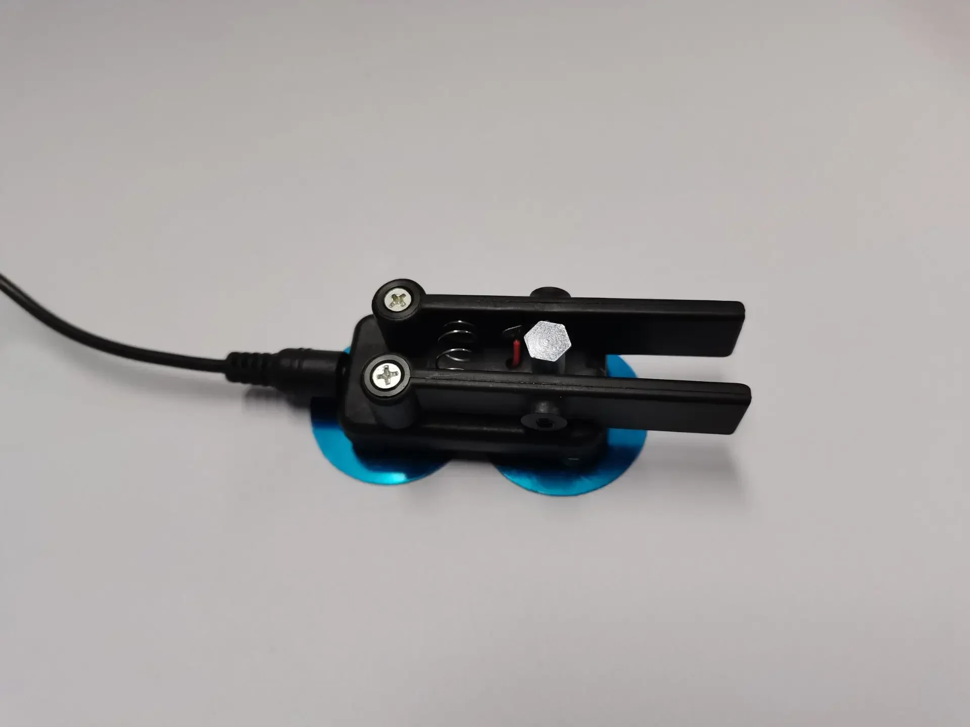 Shortwave Radio Hand Key QU-7025 Portable Dual paddle Automatic Key Shortwave CW Morse Code Magnetic Amateur Radio Hand Key Morse CW Telegraph