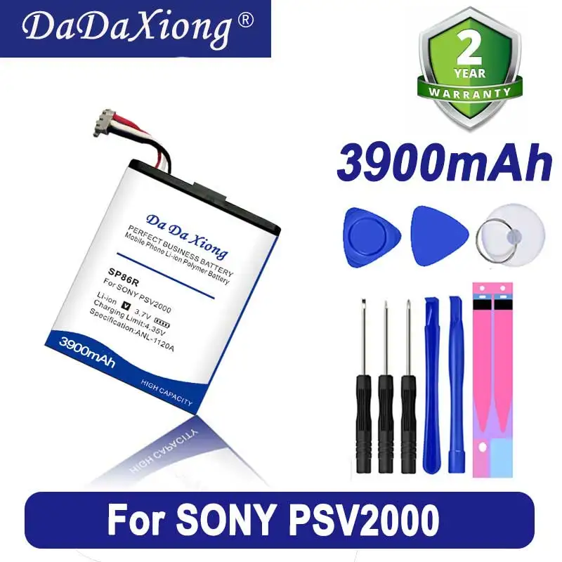 ORIGINAL SONY PSP PSV PS Vita 2000 / PSV2000 Battery SP86R Replacement @  2210mAh