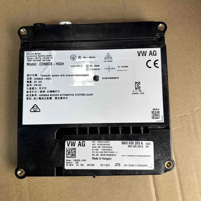 8W0035284A 아우디 Q5 Q7 Q8 A6 A7 제어 유닛 모듈 8W0 035 284A 8W0 035 283A