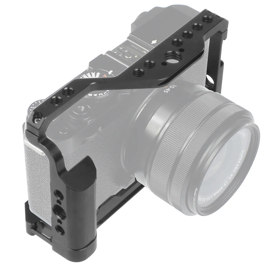 XT4 DSLR Kamera Full Cage Rig Formfitting Schutz für FUJI FUJIFILM X-T20 X-T30 X-T2 X-T3 X-T4 X-E4 Stabilisator Stativ Halterung – Detail 23