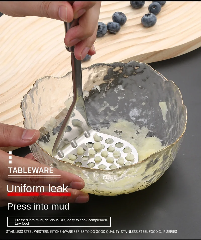 Stainless Steel Potato Masher Manual Pumpkin Grinder Yam Press Multiple Shapes Vegetable Puree Crusher Kitchen Accessories