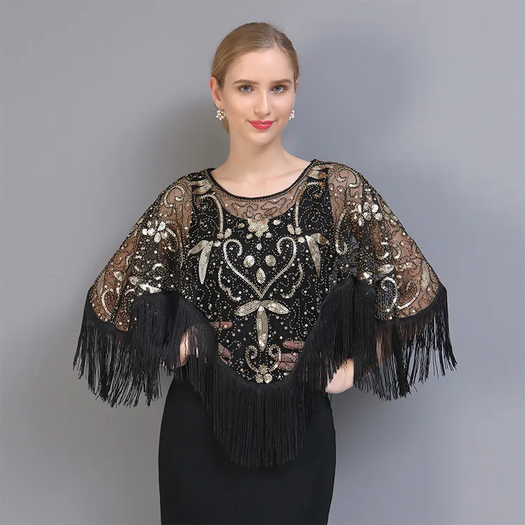 Summer Shirt Maternity Tops Plus Size Irregular Hollow Out Maternity Capes Mesh Tassel Patchwork Sequins Tops Pregnant Woman Photography Shirts Shawl Blouse