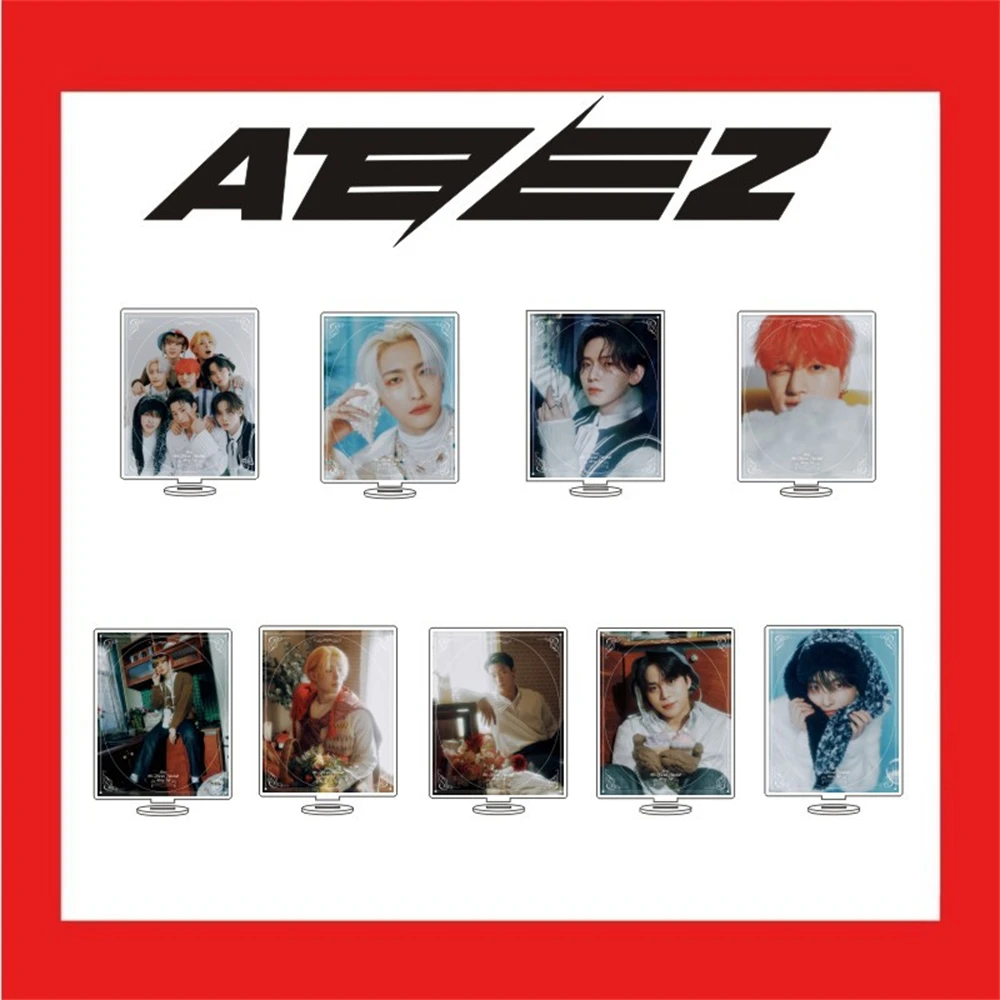 

KPOP ATEEZ Stand Figure 10CM Acrylic Standee Hongjoong Seonghwa Yunho Yeosang Jongho Desktop Ornaments Fans Collection Gift