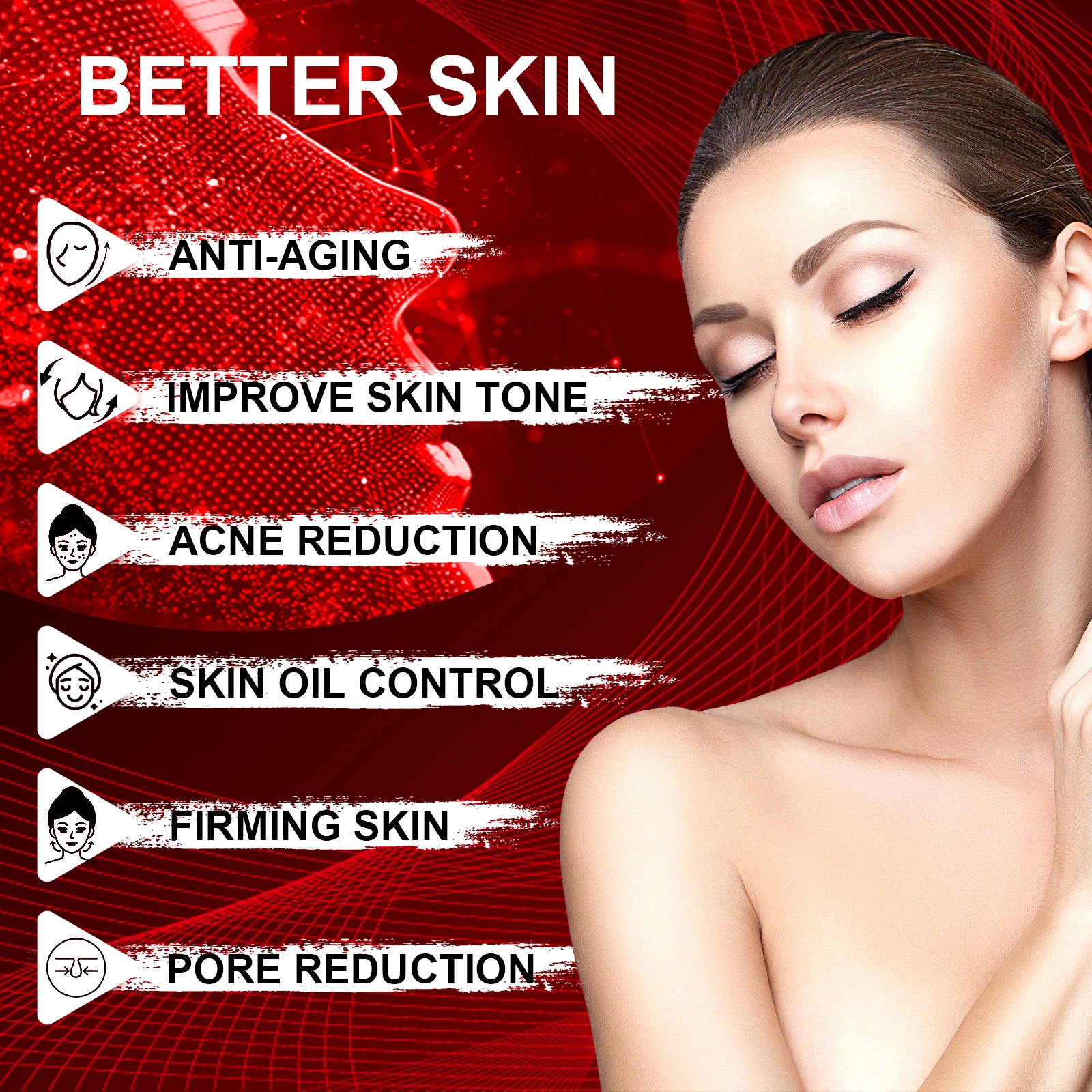 Dual-Wavelength Lamp 660nm & 850nm for Collagen Boost & Skin Repair