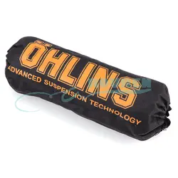Enhanced Motorcycle Rear Shock Absorber Cover Protector Wrap Set (Orange)
