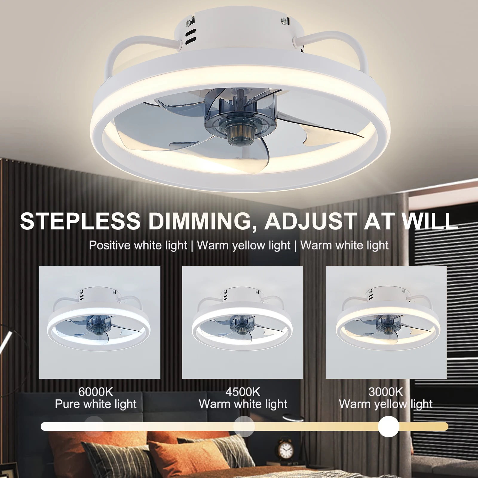 Led ceiling lights vintage chandelier IRALAN modest ceiling lamps for room Kitchen Bedroom chandelier Dining table light Simple silent LED elegant ceiling lamps