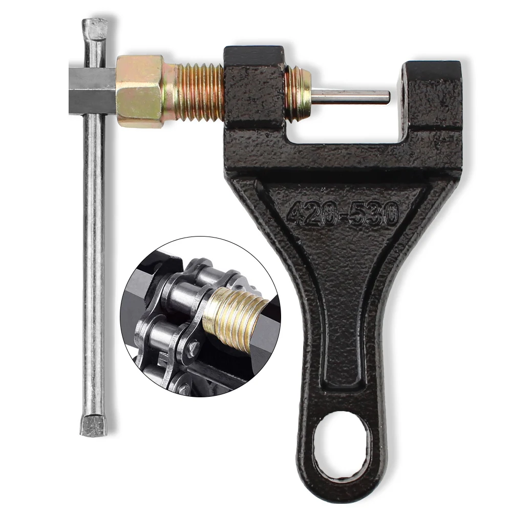 

Carbon Steel Spanner Universal For Motorcycle Bike ATV 420-530 Chain Breaker Cutter Link Splitter Pin Remover Repair Tools