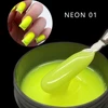 Jillnails 100g Neon Gel Builder Nail for Nails Extensions UV LED Camouflage Hard Gel Polish 3