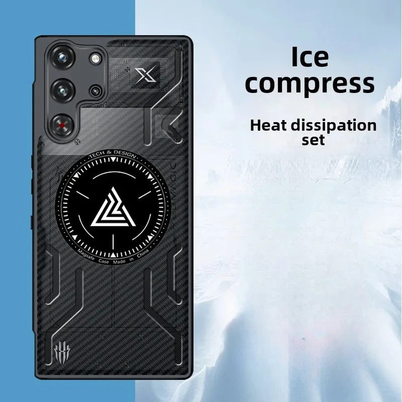 Gaming Smartphone Cooling Case with Airbag Anti-Drop Protection and Ice Cooling Technology