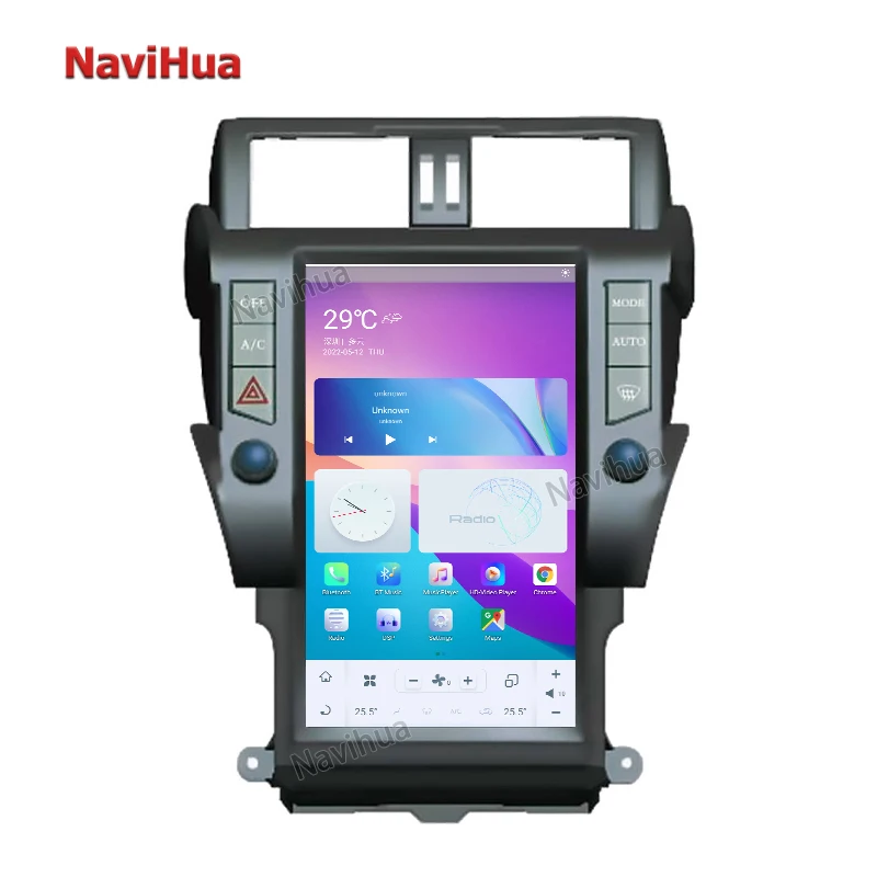 

NaviHua 13.6" Android 11 Car Multimedia Player Touch Vertical Screen Car Radio Stereo GPS Navigation for Toyota Prado 2014-2017