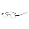 Retro Small Lenses Suitable for Large Face Metal Reading Glasses Unisex Blue Light Blocking Lens Prescription Glasses Customzied