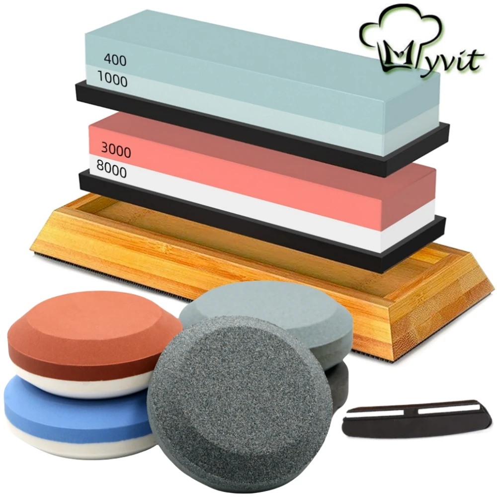 Dual Grit Knife Sharpener Whetstone Axe Hatchet Sharpening Stones kitchen Knives Grinding Stone Water Stone Tool