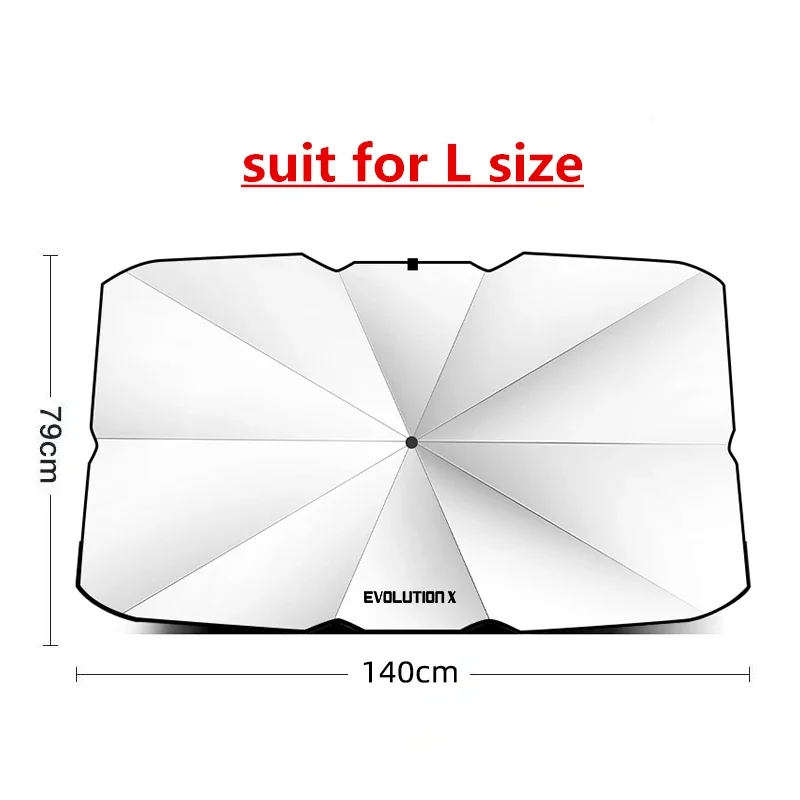 Premium Car Insulated Windshield Sunshade - Universal Fit for Maximum Sun Protection