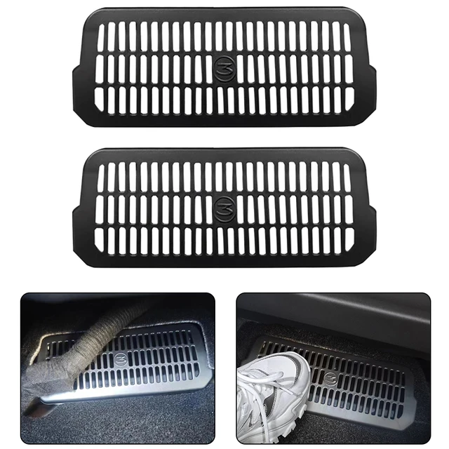 Under Chair Rear Air Vent Grille Protect Cover Anti-blocking Backseat  Outlet Grille Protector For Tesla Model 3 2024 Highland - AliExpress