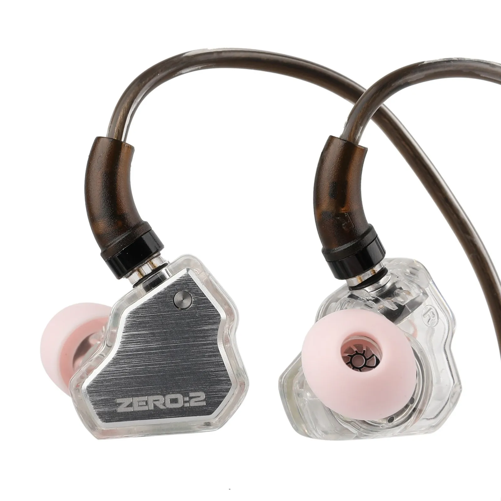 7Hz x Crinacle Zero :2 zaktualizowany sterownik dynamiczny 10mm IEM przewodowe słuchawki douszne słuchawki douszne do gier z kablem do muzyka