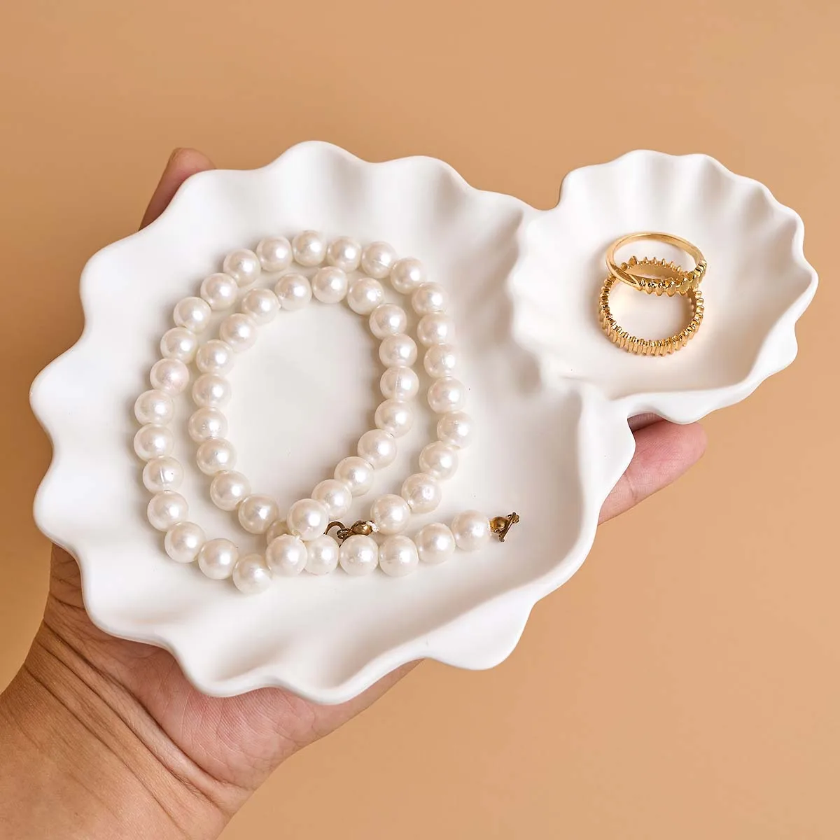 Shell Candle Tray Silicone Mold DIY Succulent Flowerpot Jewelry Storage Dish