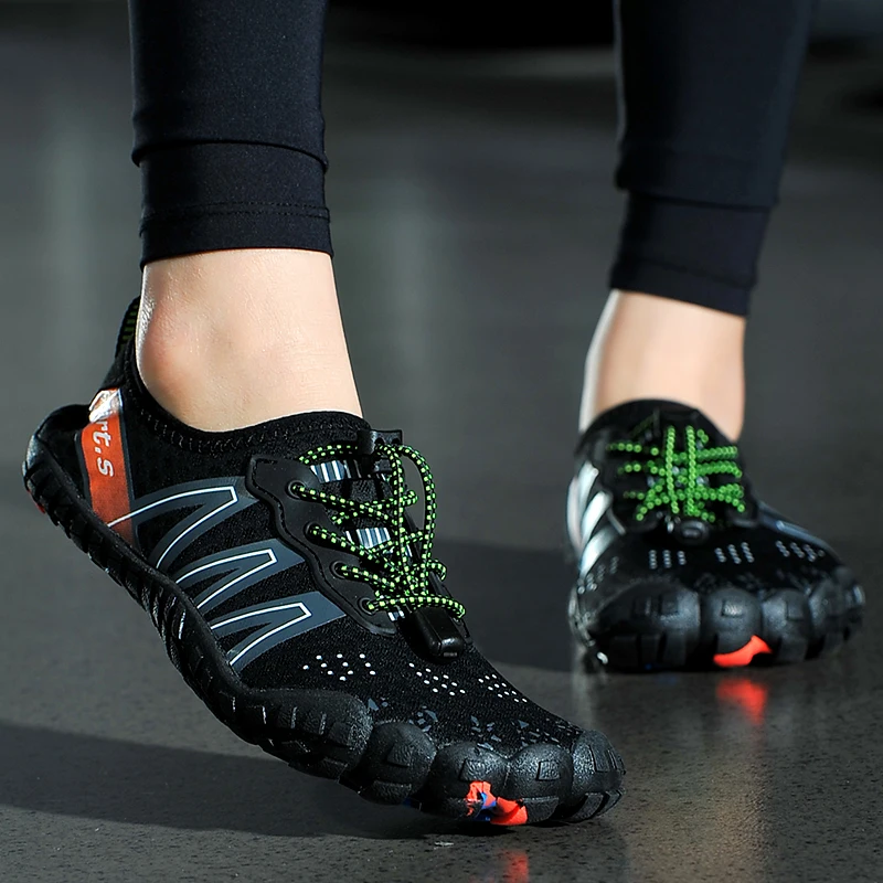 New male and female parent-child water sports shoes, Multifunctional soft soled shoes, Couple fitness, running, swimming, And wa