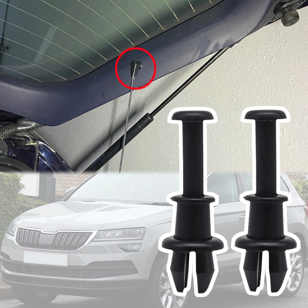 

For Skoda Kamiq NW4 2019 2020 2021 Karoq NU7 Scala Car Rear Trunk Parcel Shelf String Clips Holder Pivot Hanger Accessories